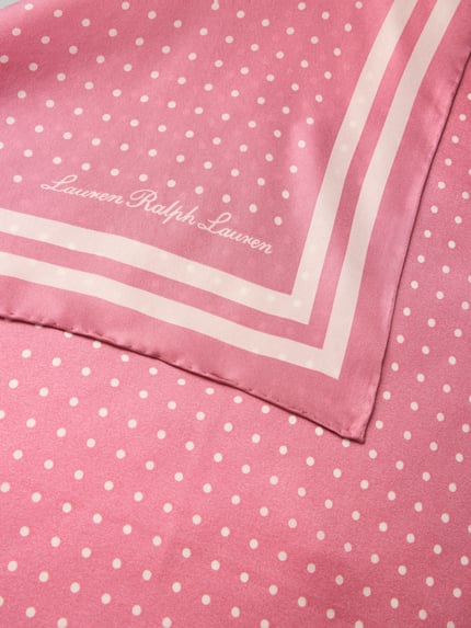 Lauren Ralph Lauren Sjaal van belseta met labeldetail Mauve - 2