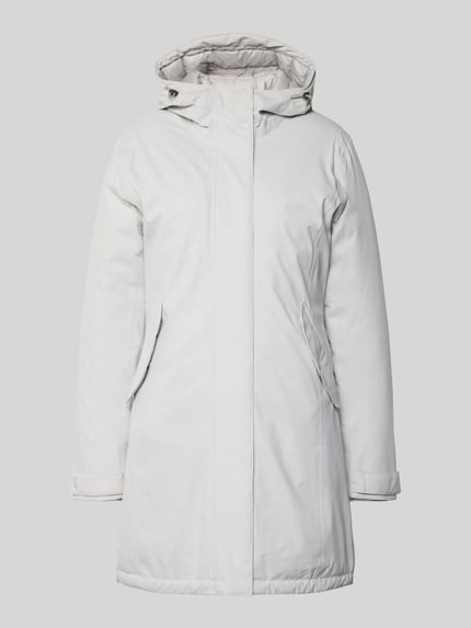 camel active Parka mit Kapuze und Eingrifftaschen Offwhite 2