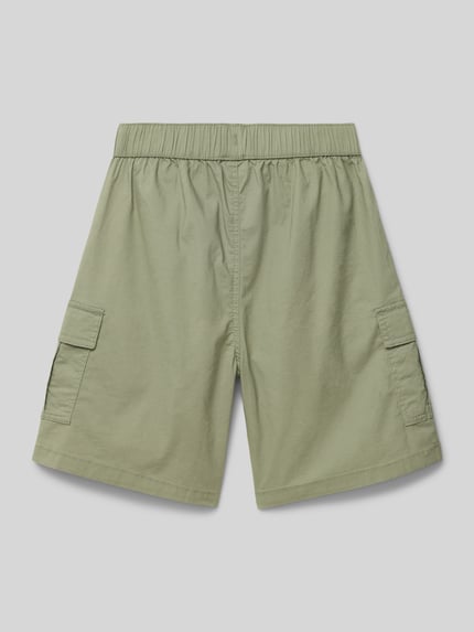s.Oliver RED LABEL Bermudy o luźnym kroju z mieszanki bawełny Khaki 3
