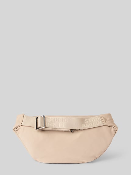 STUDIO BERLIN Bauchtasche mit Logo-Patch Modell 'Spandau' Sand 4