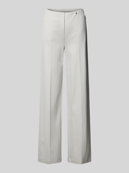Hose aus Viskose-Mix mit Reißverschlusstaschen Shop The Look MANNEQUINE