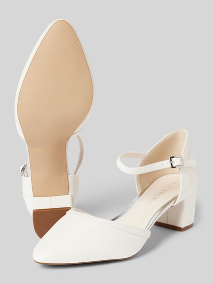Rainbow Club Pumps mit Dornschließe Modell 'PAISLY' Weiss 4