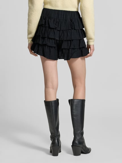 VERO MODA Relaxed Fit Shorts aus Viskose-Mix Modell 'ZOEY' Black 5