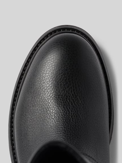 Copenhagen Stiefel aus Rindsnappa mit Schnallenriemen Black 3