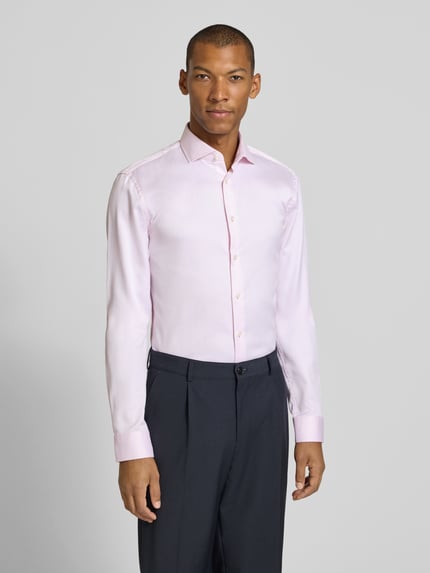 Jake*s Slim Fit Businesshemd mit extra langem Arm Hellrosa 4