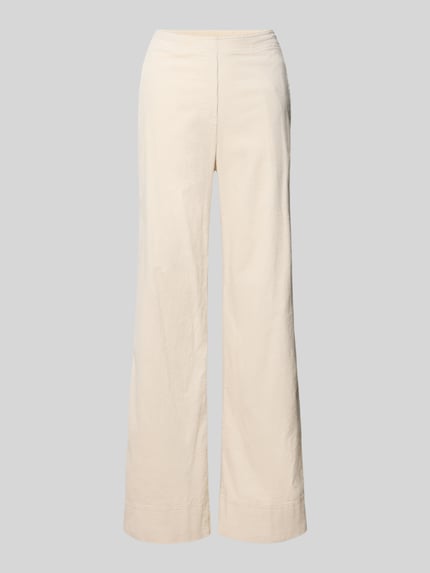 OPUS Cordhose mit Gesäßtasche Modell 'Mileni cargo' Ecru 2
