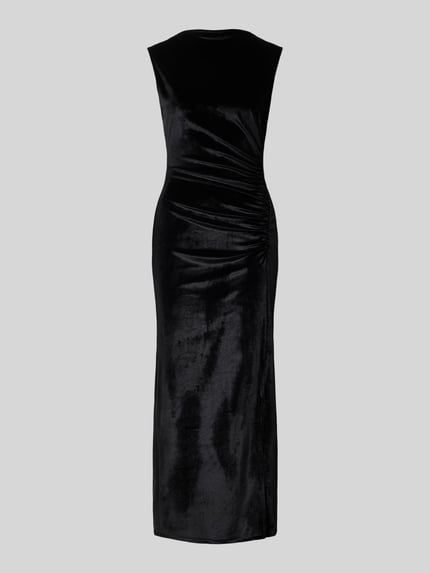 GUIDO MARIA KRETSCHMER WOMAN Cocktailkleid mit Raffungen und Gehschlitz Modell 'Felicitas' Black 2