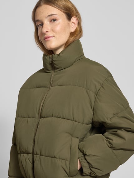 JJXX Kurtka pikowana ze stójką model ‘TRACY’ Khaki 3