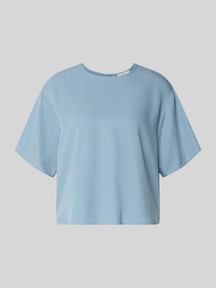 Relaxed Fit Blusenshirt aus Lyocell Shop The Look MANNEQUINE