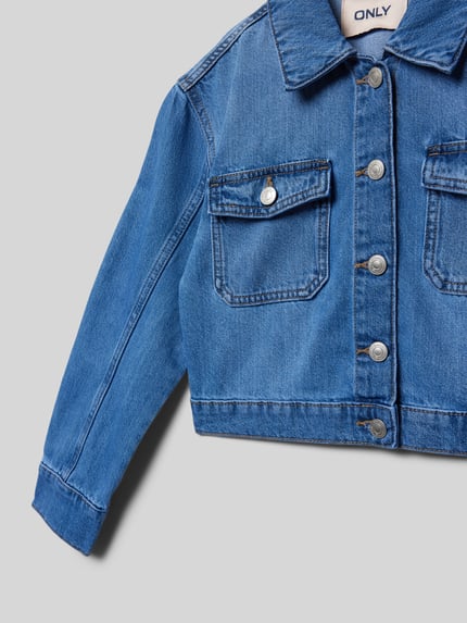 ONLY Kort jeansjack van zuiver katoen, model 'LUMI' Blauw - 2