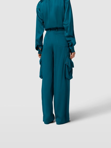 Botter Cargobroek van pure viscose Petrol - 5