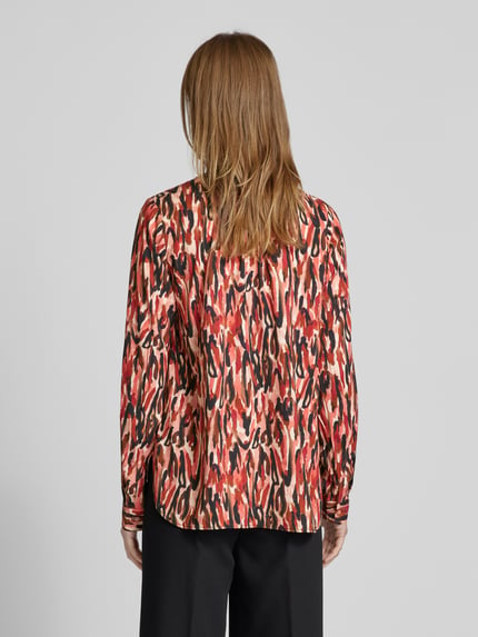 Smith and Soul Regular Fit Bluse mit Tunikakragen Modell 'New Vince' Apricot 5