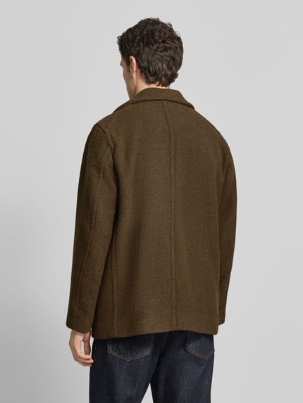 JACK & JONES Premium Jacke aus Woll-Mix mit Reverskragen Khaki 5