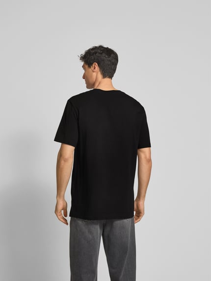 Dsquared2 t-shirt o kroju regular fit z czystej bawełny Czarny 5