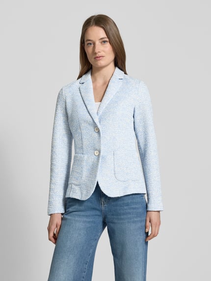 White Label Blazer met opgestikte zakken Bleu - 4