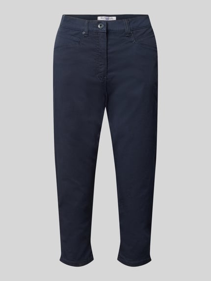 Produktfoto, Skinny Fit Caprihose aus Baumwoll-Mix Modell 'LUCA' von Raphaela By Brax, Optik: Unifarben, Twill, Gesäßtaschen, Gürtelschlaufen