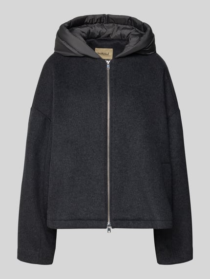 Smith and Soul Relaxed Fit Jacke mit Woll-Anteil Dunkelgrau 2