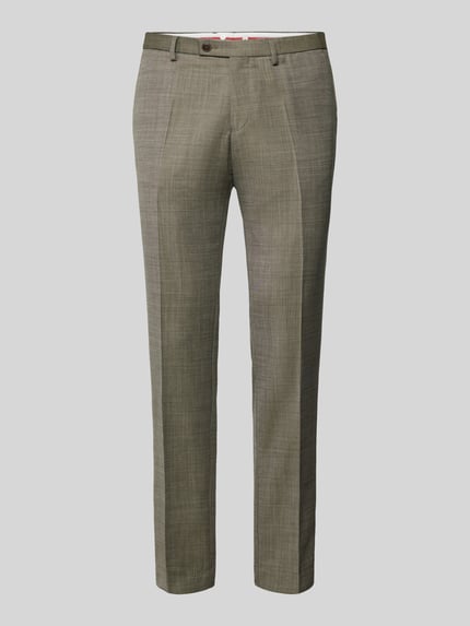 CG – CLUB of GENTS Pantalon van viscosemix, model 'Pascal' Kaki - 2