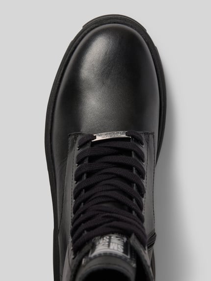 Steve Madden Schnürstiefel mit Label-Details Black 3