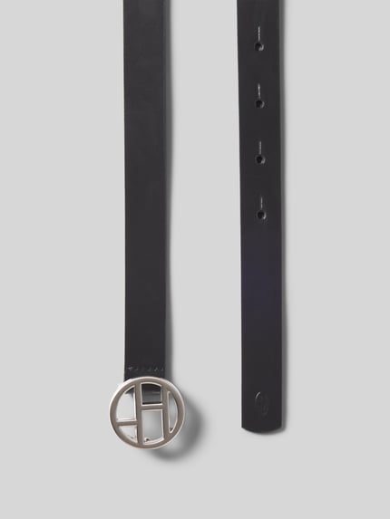 Tom Tailor Ledergürtel mit Pinschließe Black 3