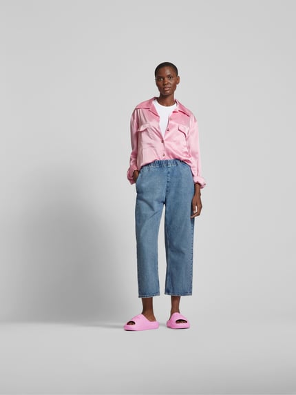 Dsquared2 Slippers met labeldetail Roze - 1