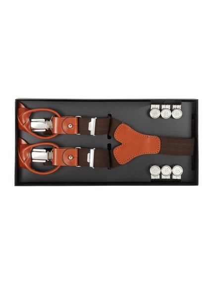 LLOYD Men's Belts Szelki typu Y Średniobrązowy 3