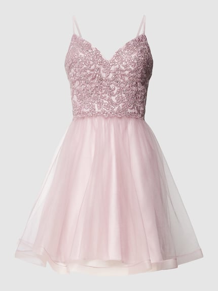 Laona Cocktailkleid mit Herz-Ausschnitt Altrosa 2