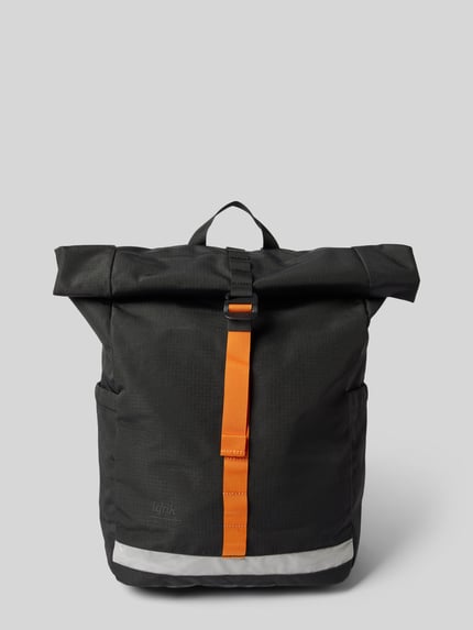 Lefrik Rugzak met zijvakken, model 'LARS' BLACK - 2