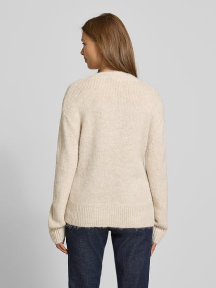 Tom Tailor Regular fit gebreide pullover met wol  Zand - 5