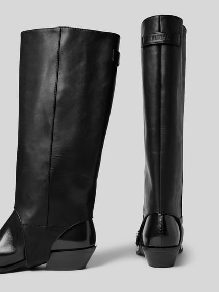 ALOHAS Stiefel aus echtem Leder Modell 'Maverick' Black 2