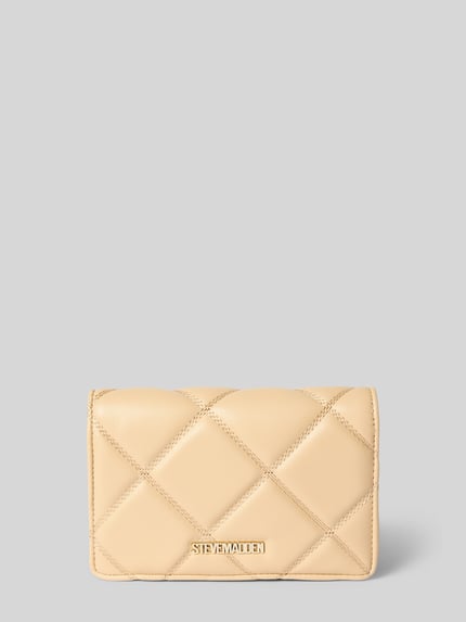 Steve Madden Crossbody Bag mit Logo-Applikation Modell 'Bendue' Beige 4