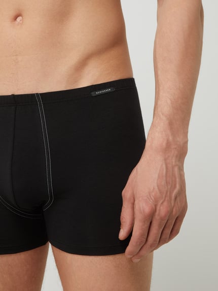 SCHIESSER Trunks mit Stretch-Anteil im 2er-Pack  Black 4