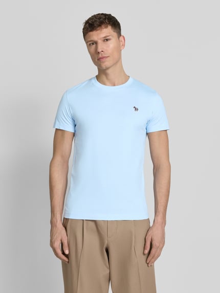 Paul Smith Slim Fit T-Shirt mit Rundhalsausschnitt Hellblau 4