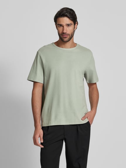 Selected Sweatshirt mit Label-Stitching Modell 'JOSEPH' Hellgruen 4