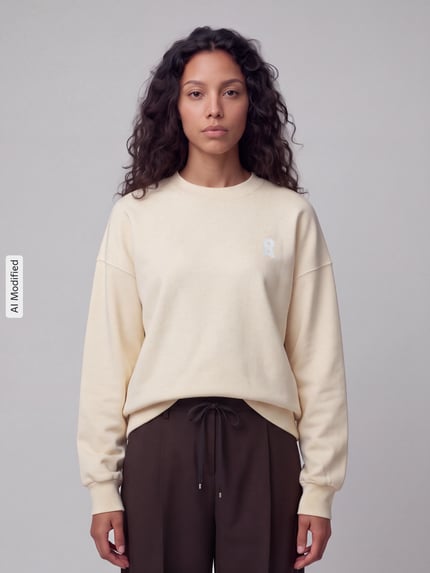 ARMEDANGELS Bluza o kroju oversized z czystej bawełny model 'ALIZAA' Jasnożółty 4