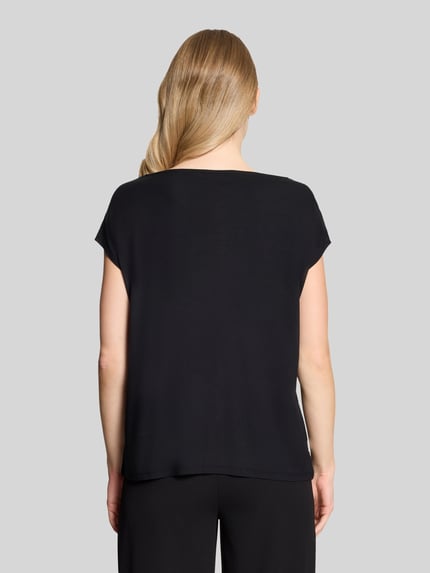 Betty Barclay męski t-shirt o kroju regular fit z przyszytym brzegiem Piaskowy 5
