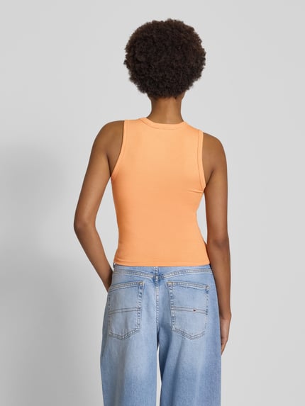 Pepe Jeans Tanktop mit Label-Print Modell 'VIV' Orange 5