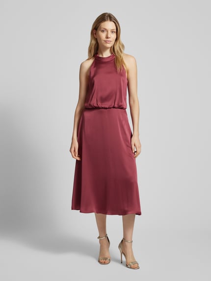 V by Vera Mont Cocktailkleid mit Neckholder Rostrot 4