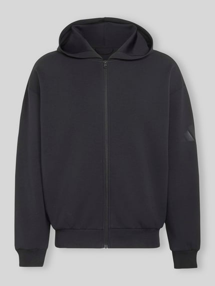 adidas Sportswear Loose Fit Sweatjacke mit Baumwoll-Anteil Black 2