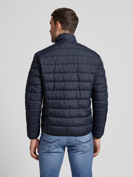 Marc O'Polo Steppjacke mit Label-Patch Dunkelblau 5