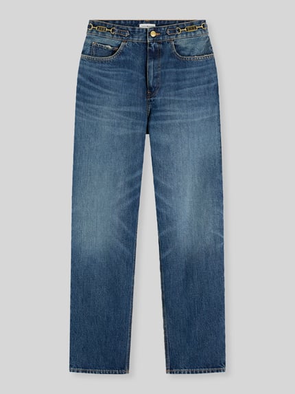 Tommy Hilfiger Tapered Fit Jeans aus reiner Baumwolle Bleu Melange 2