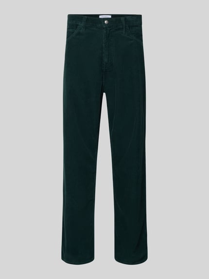 Edwin Cordhose mit Eingrifftaschen Modell 'MATRIX PANT' Dunkelgruen 2