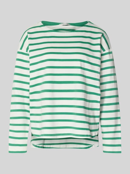 b.young Longsleeve mit Rundhalsausschnitt Modell 'RAMSI' Grass 2