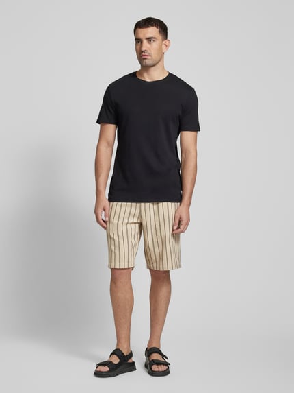 Thinking Mu Shorts mit Tunnelzug Modell 'CANVAS' Offwhite 1