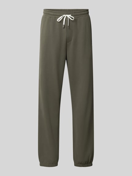 Spodnie dresowe z elastycznym pasem i tunelem Shop The Look MANNEQUINE