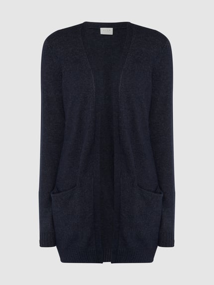 VILA Strickcardigan mit Eingrifftaschen Modell 'VIRIL' Dunkelblau 2