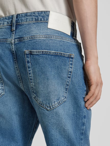 ONLY & SONS Regular Fit Jeans aus Baumwoll-Woll-Mix Modell 'YOKE' Jeansblau 3