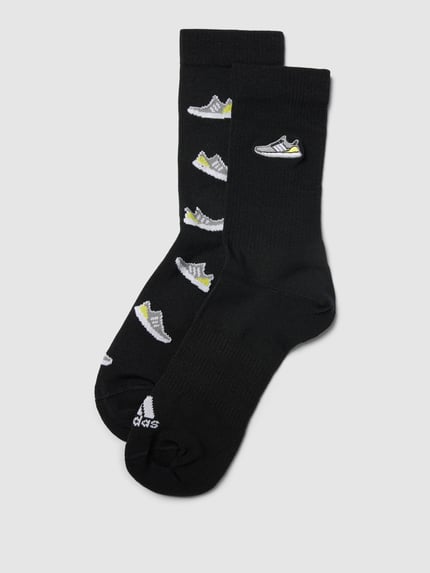 adidas Originals Kousen met motiefprint Zwart - 1