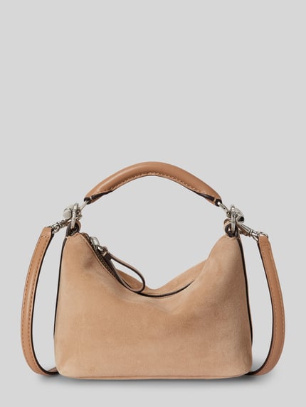 Lauren Ralph Lauren Umhängetasche aus echtem Leder mit abnehmbaren Schulterriemen Beige 2