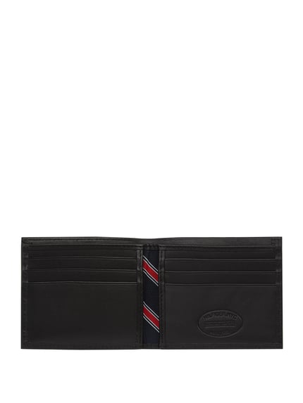 Tommy Hilfiger Portfel ze skóry Czarny 4